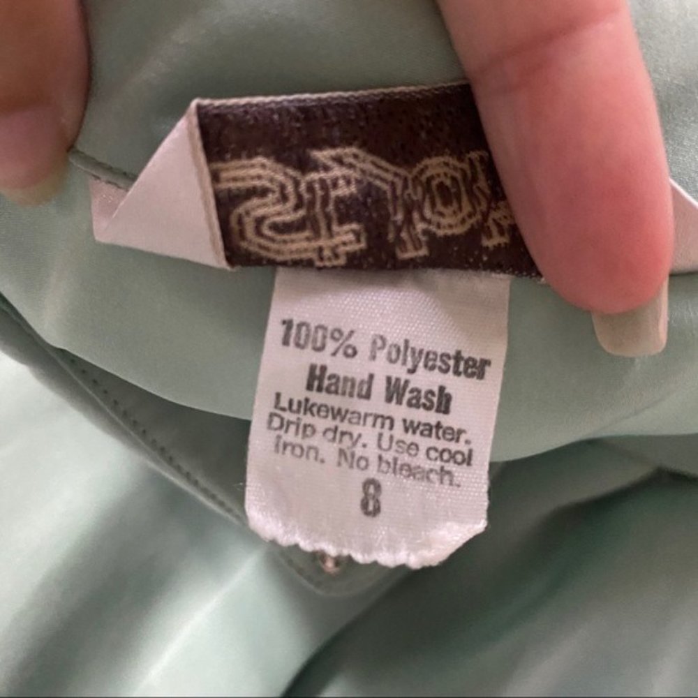 St. John Green Polyester Button Down Blouse - image 6